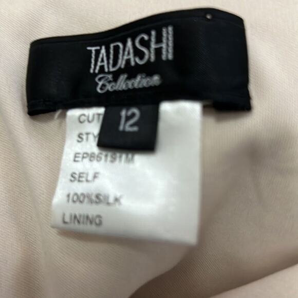 TADASHI SHOJI COLLECTION 100% SILK DRESS SIZE 12 - Picture 7 of 8